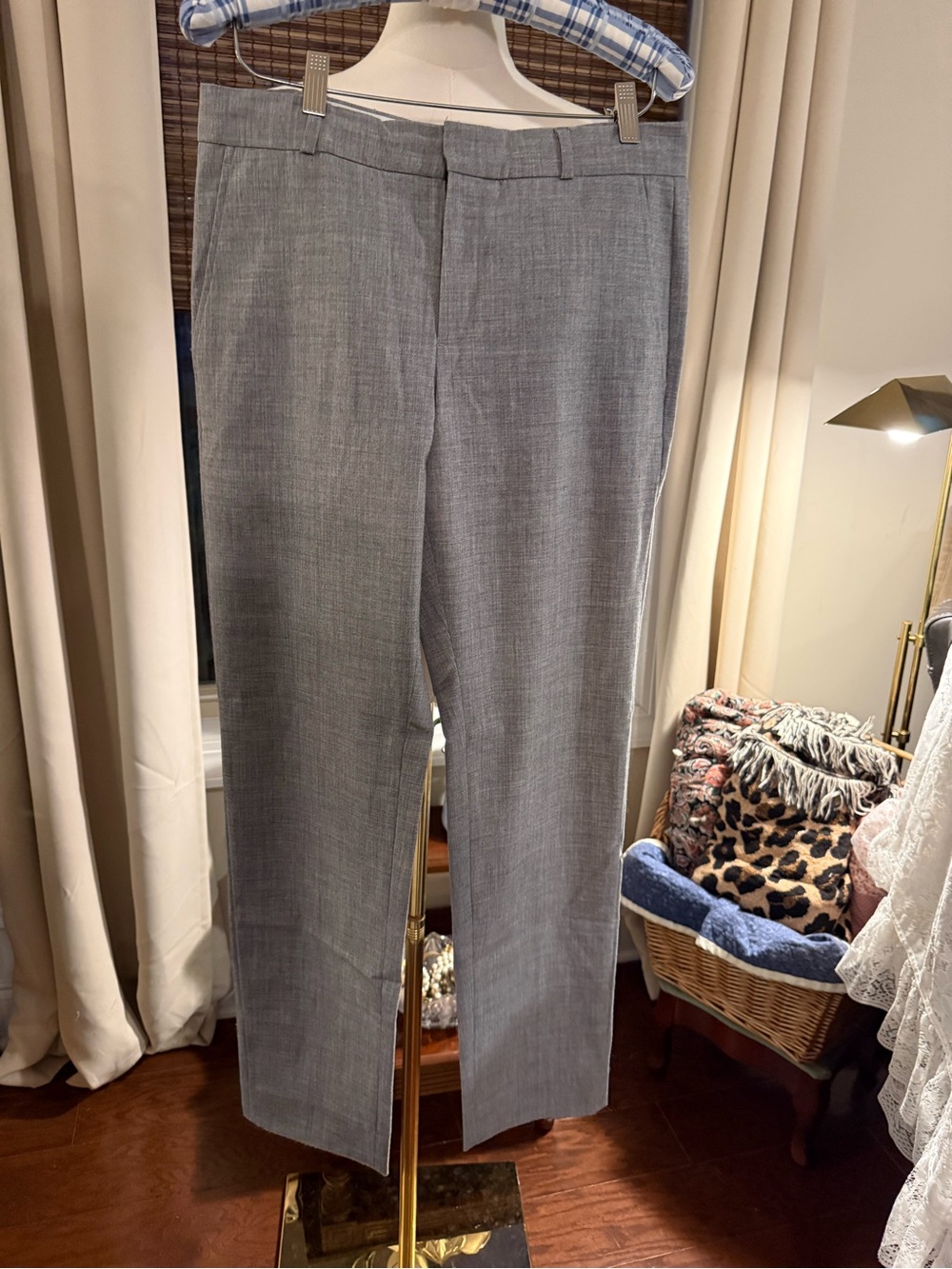 Banana Republic Light Gray Women's Dress Trousers